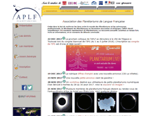 Tablet Screenshot of aplf-planetariums.info